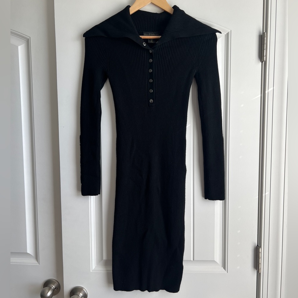 House of Harlow 1960 Midnight Long Sleeve Dress